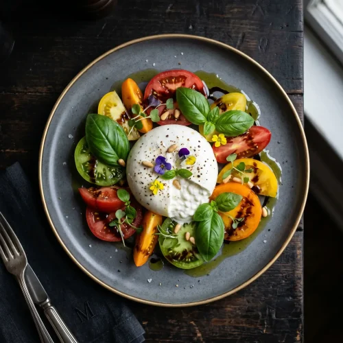 Burrata & Heirloom Tomatoes